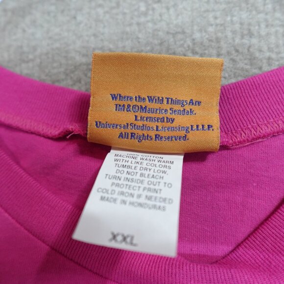 Where the Wild Things Are Womens Shirt 2XL Pink Maurice Sendak - Picture 4 of 7